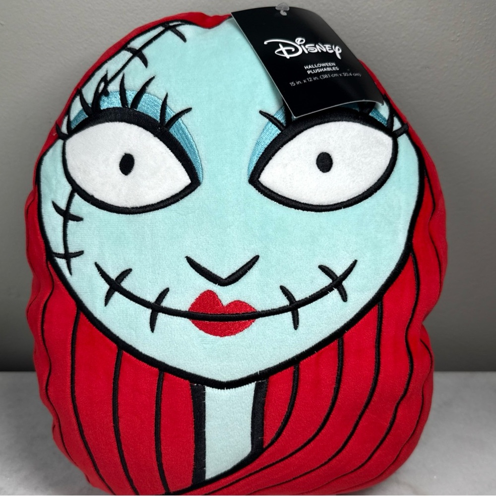 Disney Nightmare Before Christmas "Sally" Head Pillow 15x12” Halloween New